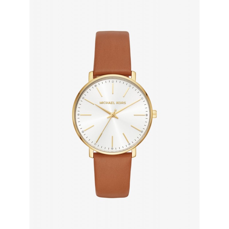 Montre PYPER femme MICHAEL KORS cuir marron