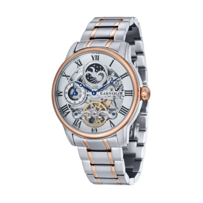 MONTRE HOMME EARNSHAW COLLECTION LONGITUDE ACIER