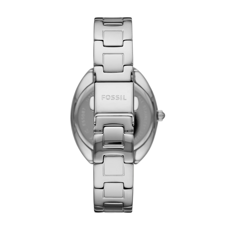 Montre Gabby femme fossil acier couleur argent