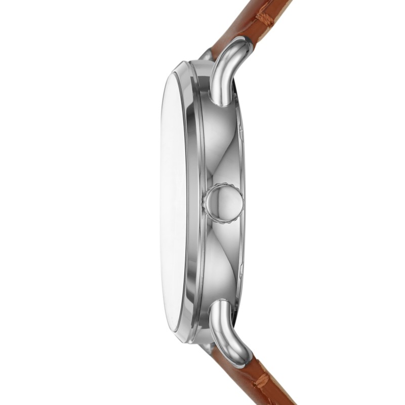 Montre Fossil bracelet cuir marron