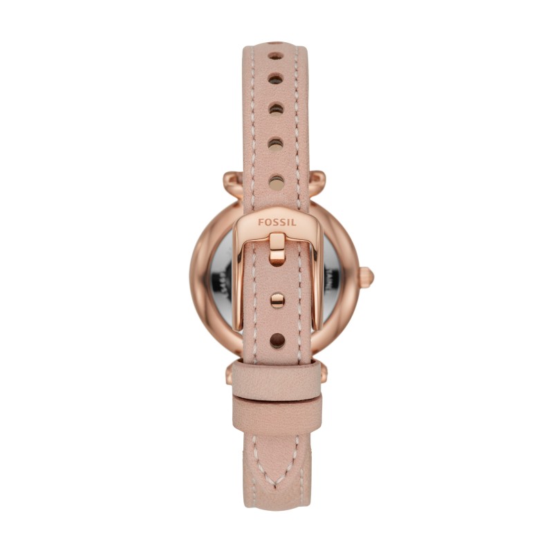 Montre Femme Fossil Mini Carlie CUIR ROSE