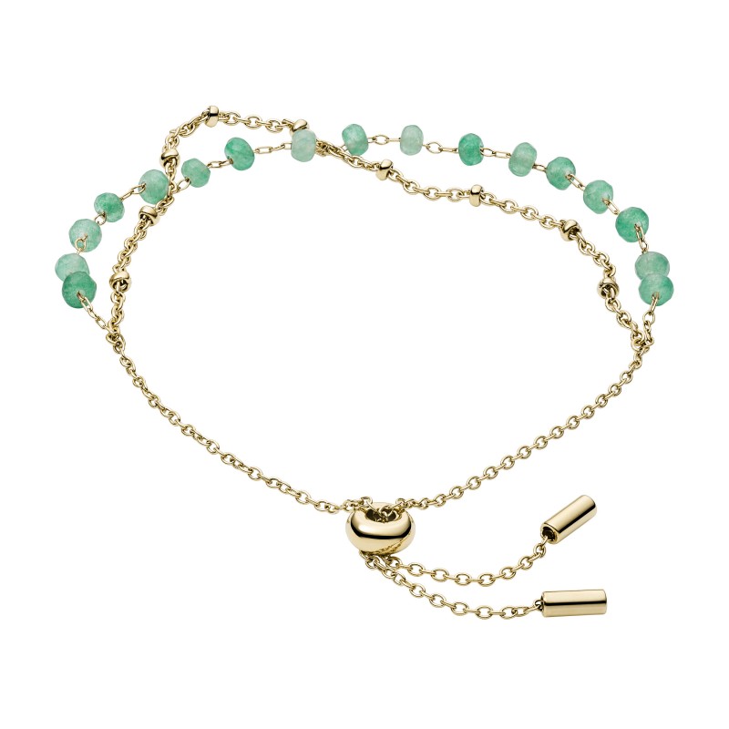 Bracelet Fossil Modern Meadows en perles de Jade