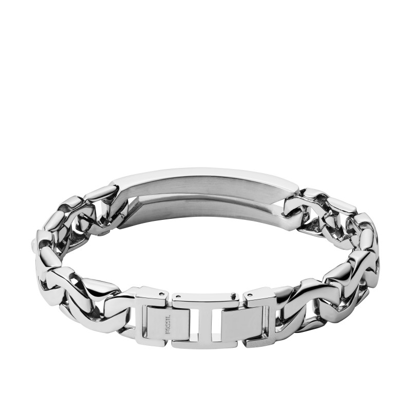 Bracelet Homme Fossil Mens Dress acier maille fantaisie