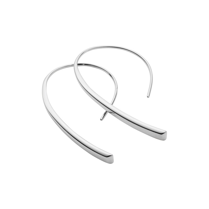 Boucles d'oreilles Fossil biseautées