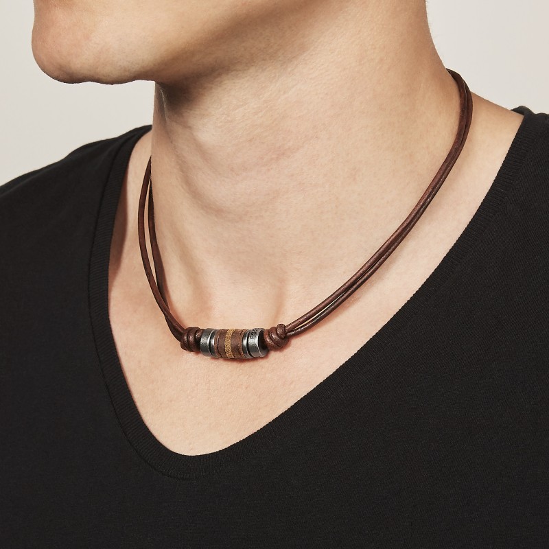 Collier Fossil Homme