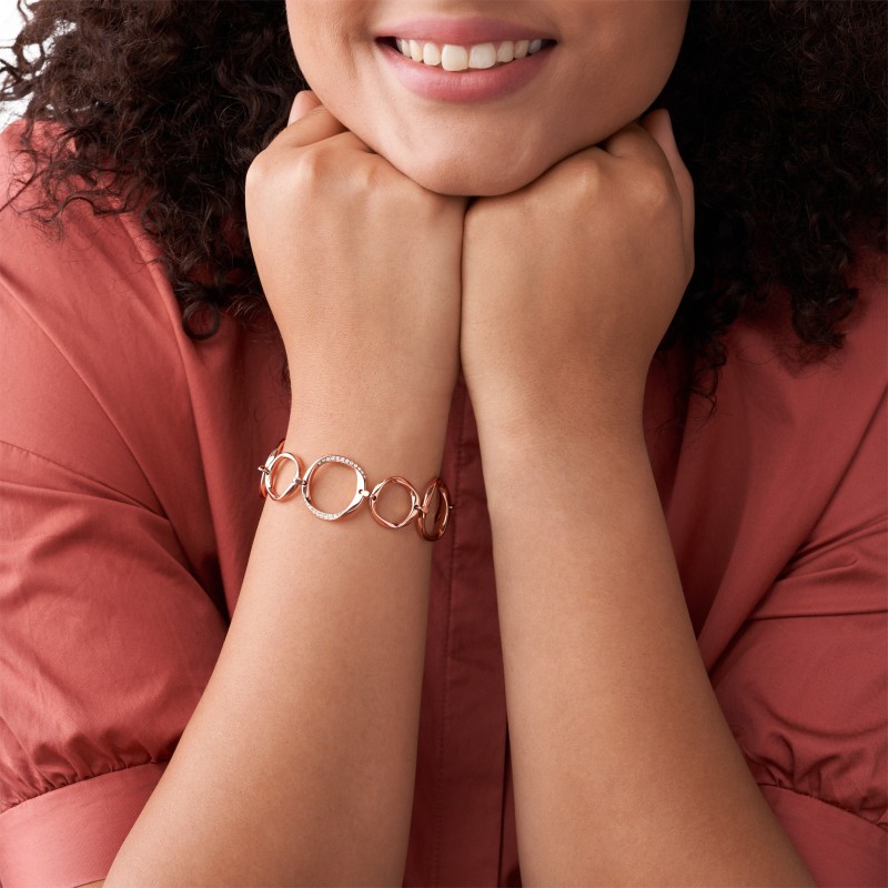 Bracelet Fossil en acier