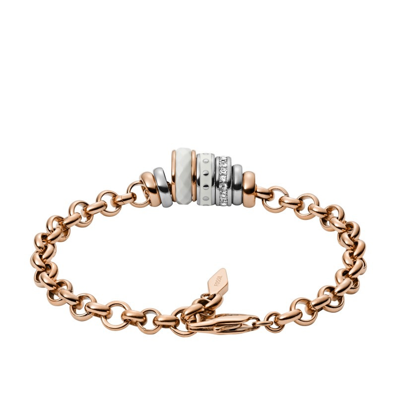 Bracelet Fossil en acier