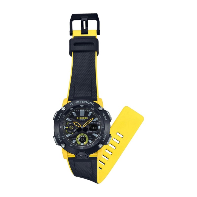 Montre Homme Casio G-SHOCK BLEU MARINE ET JAUNE VIF