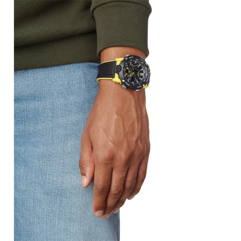 Montre Homme Casio G-SHOCK BLEU MARINE ET JAUNE VIF