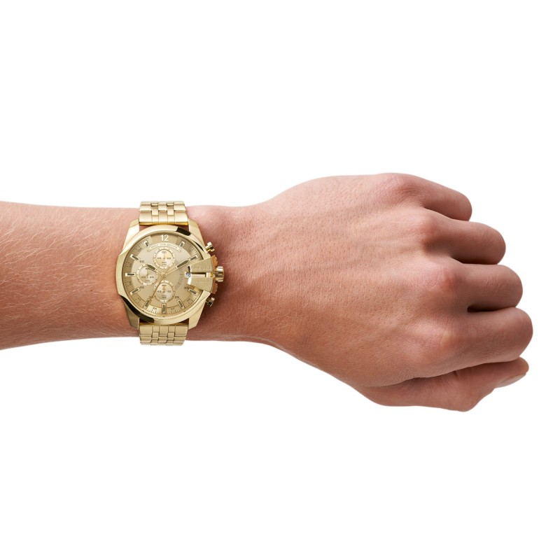 Montre Diesel homme acier doré