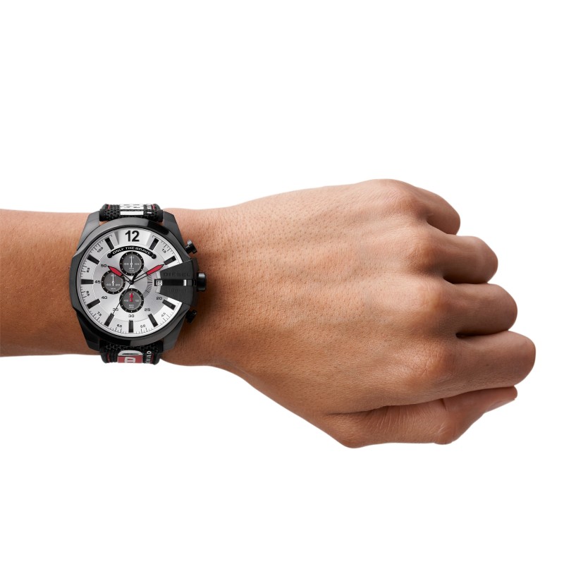 Montre Homme Diesel Mega Chief nylon noir