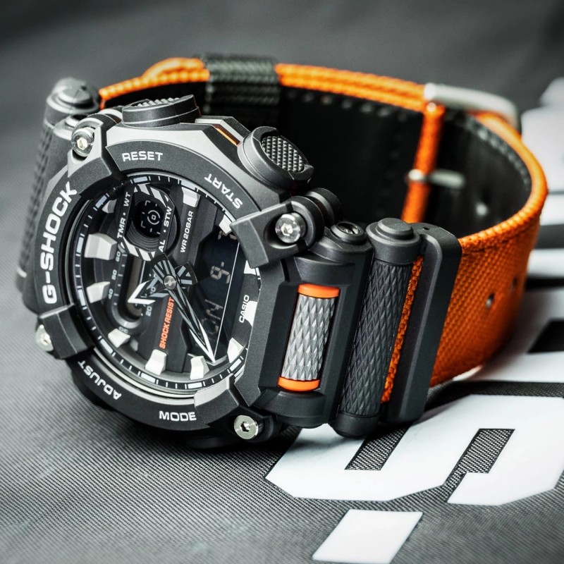 Montre Homme Casio G-SHOCK NOIRE ET ORANGE