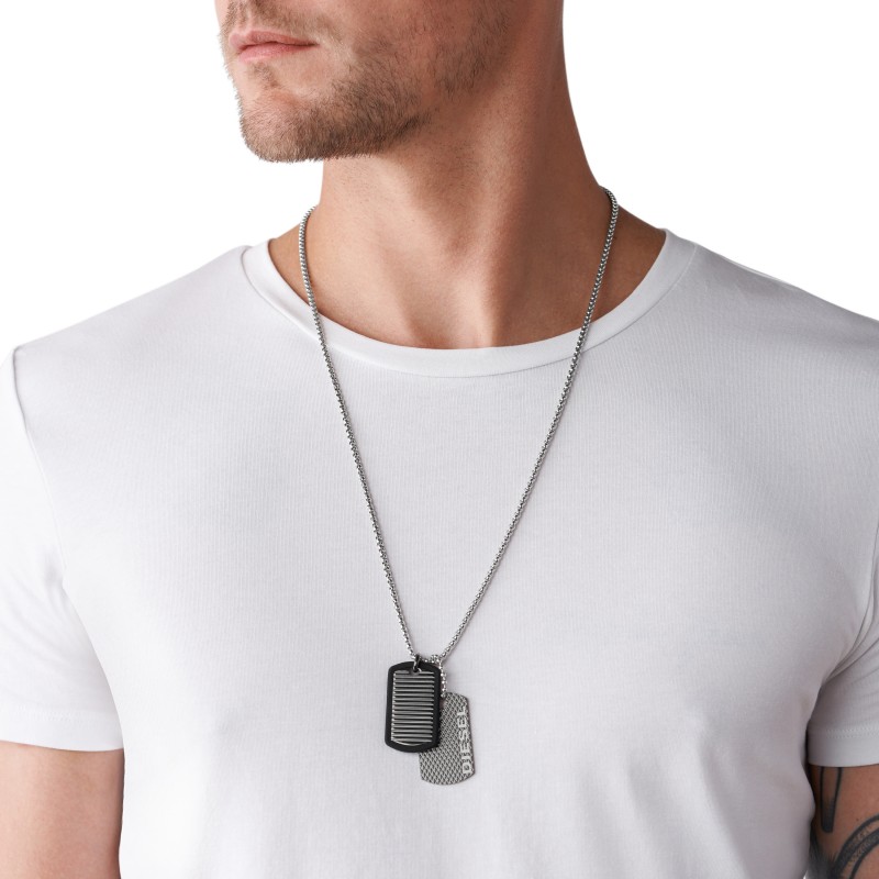 Collier Diesel Double Dogtags