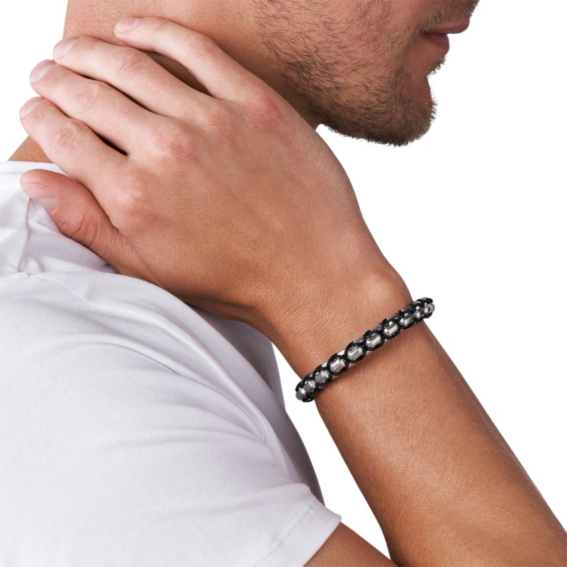 Bracelet Diesel stackables en acier