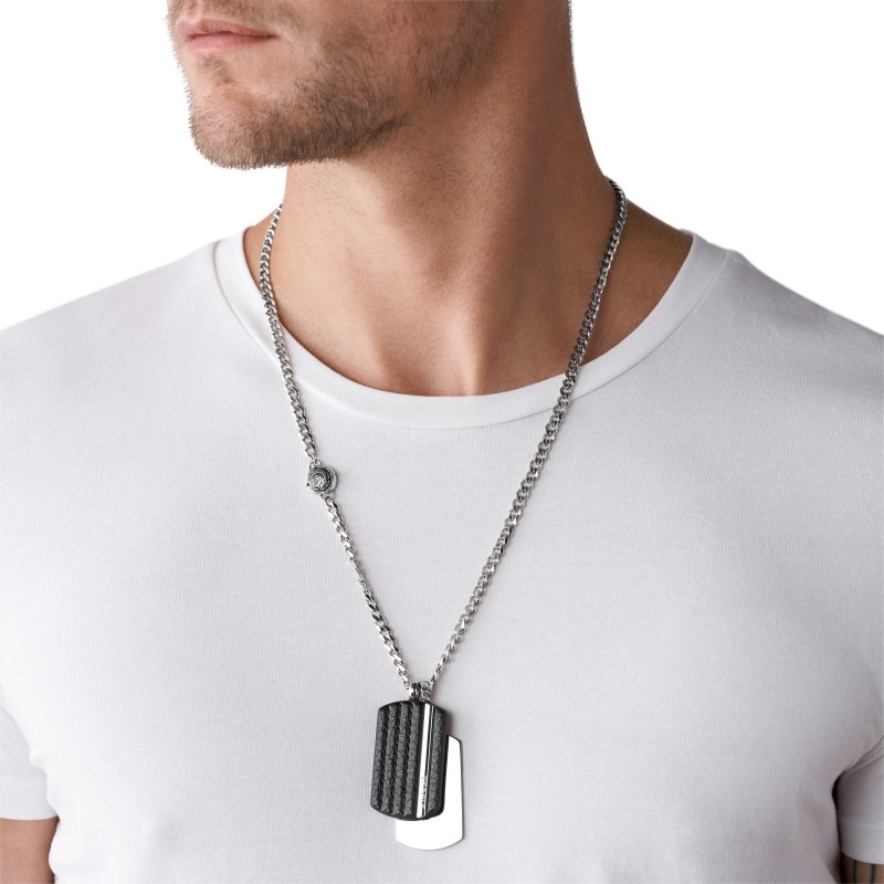 Collier Homme Diesel acier