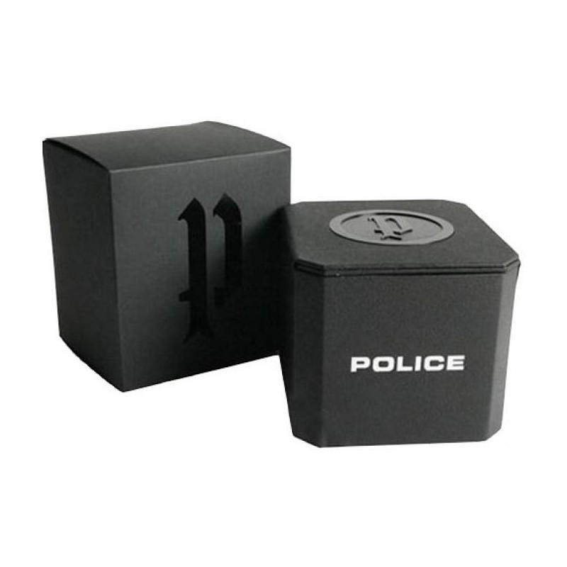 Montre Homme Police Collection VERTEX Bracelet en Acier Doré