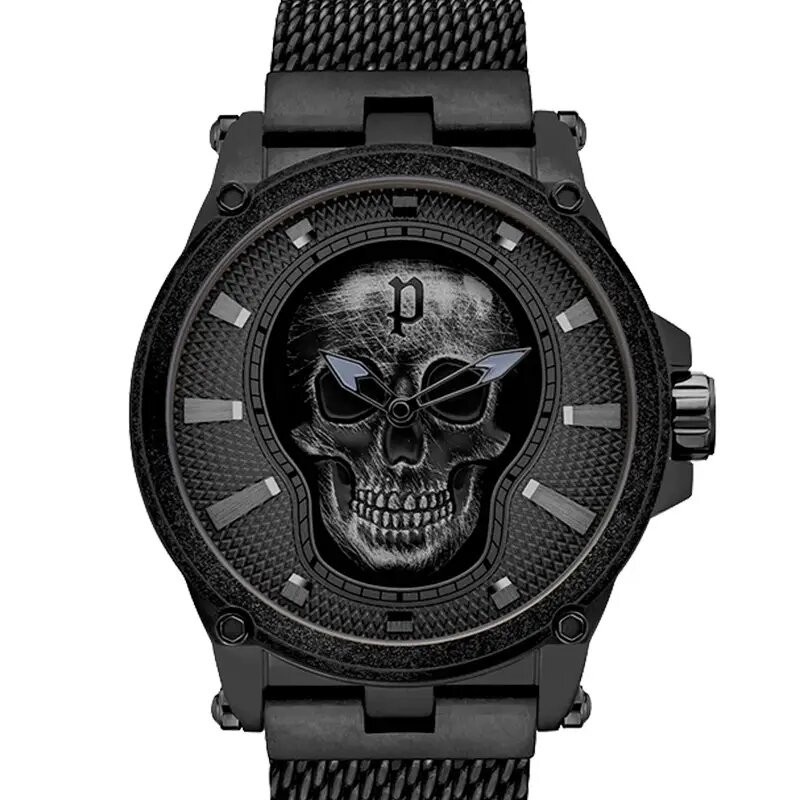 Montre Homme Police Collection VERTEX Bracelet Noir