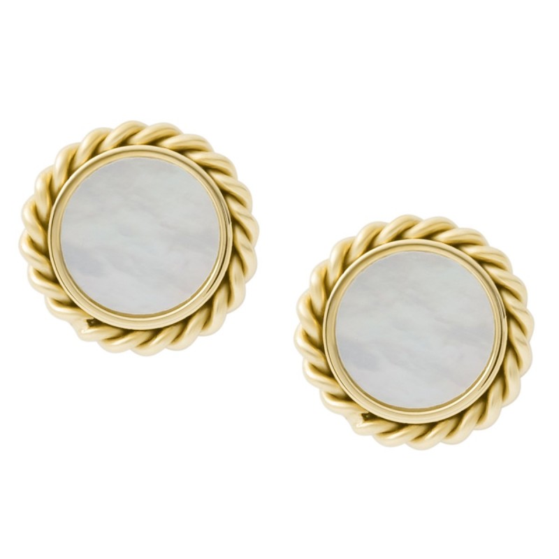 boucles d'oreilles Vintage Heritage doré