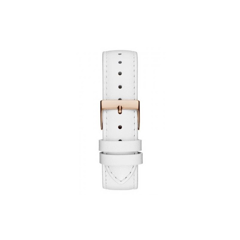 Montre Femme Guess Bracelet en Cuir Blanc