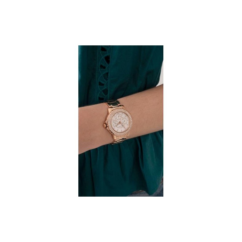 Montre GUESS Femme en Acier Rose