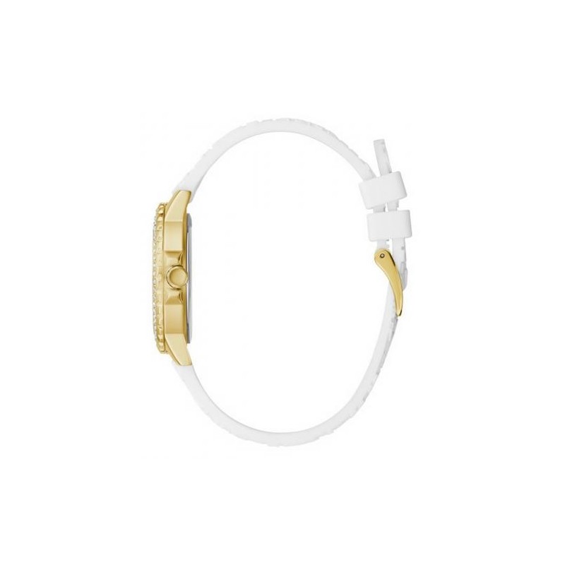 Montre Guess Femme Bracelet en Silicone Blanc