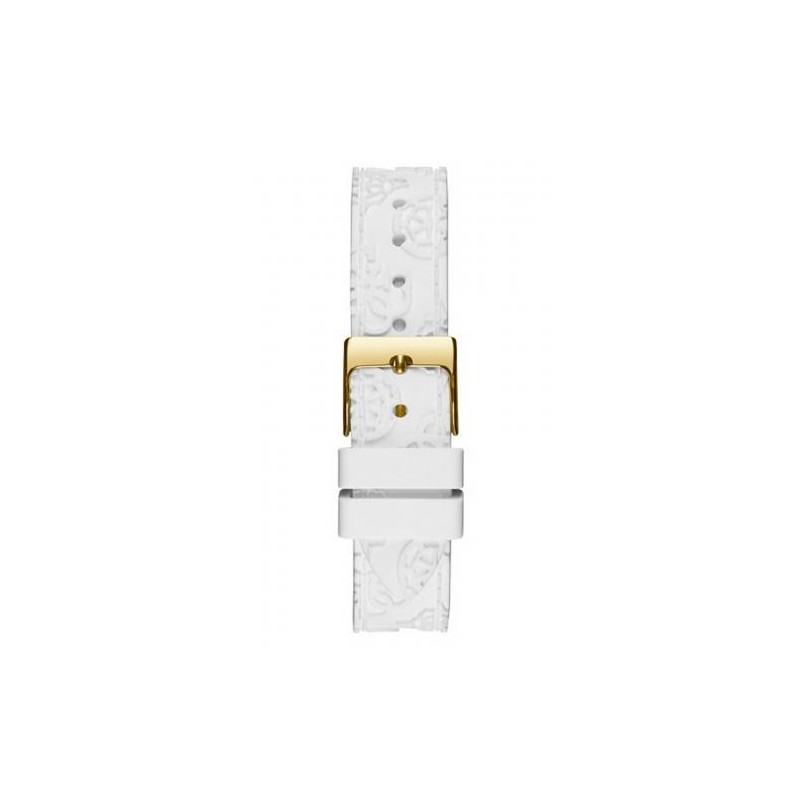 Montre Guess Femme Bracelet en Silicone Blanc