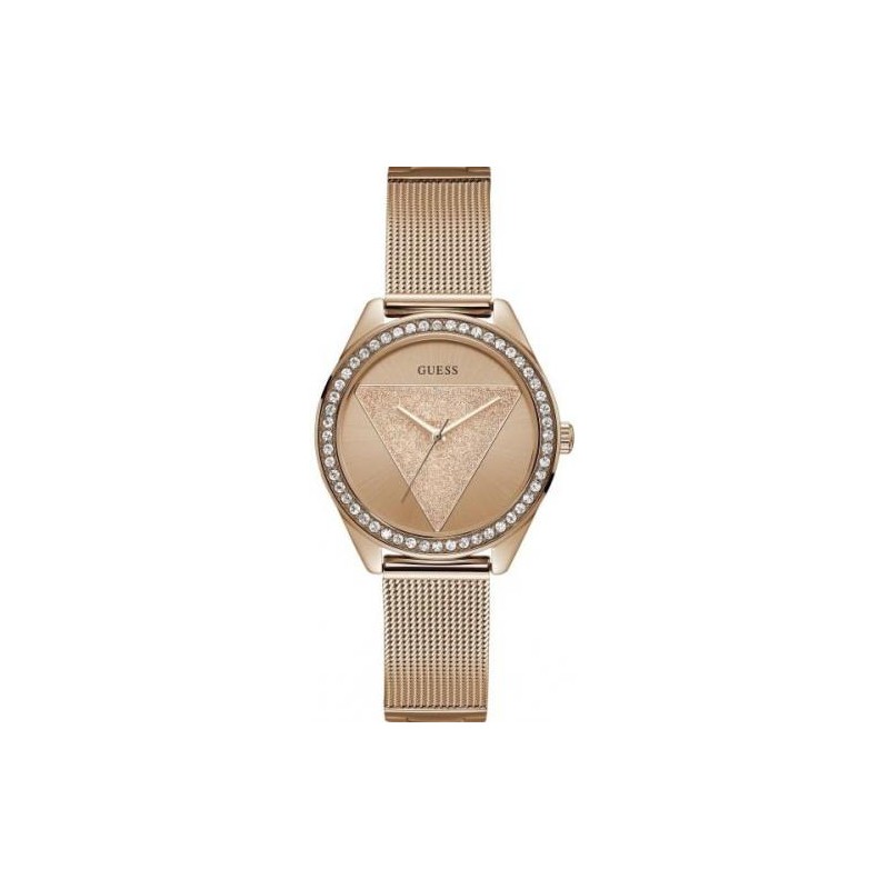 Montre Femme GUESS en Acier Doré Rose