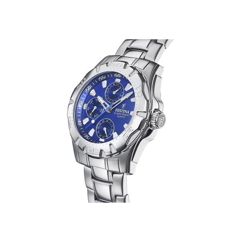 Montre Homme Festina Collection Multifonctions Bracelet en Acier