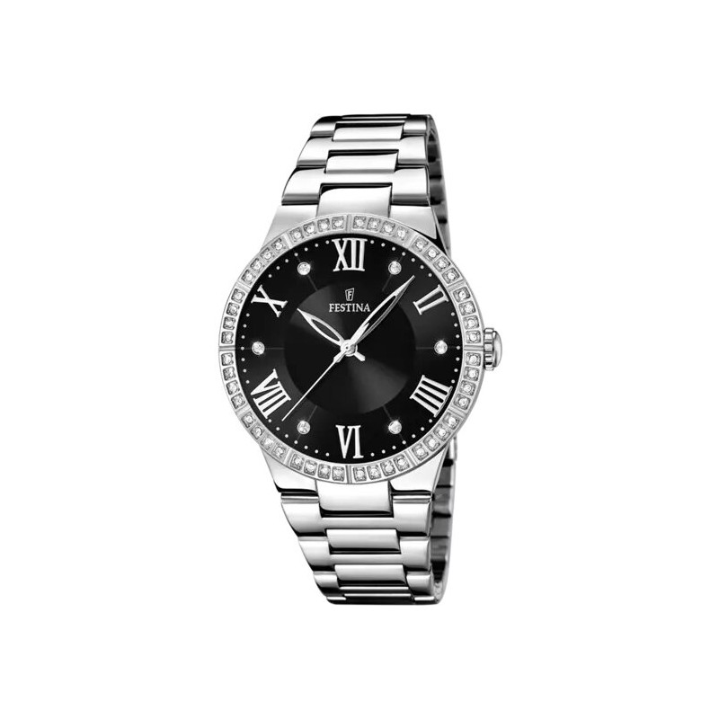Montre Femme Festina Collection MADEMOISELLE en Acier Noir