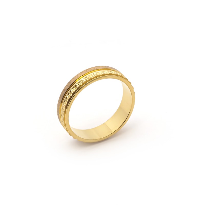 Alliance homme trois ors 750/000