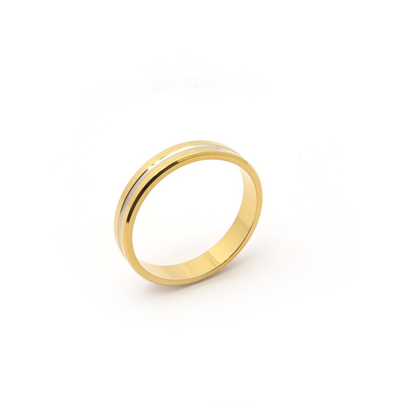 Alliance deux ors 750/000, 3.5 mm