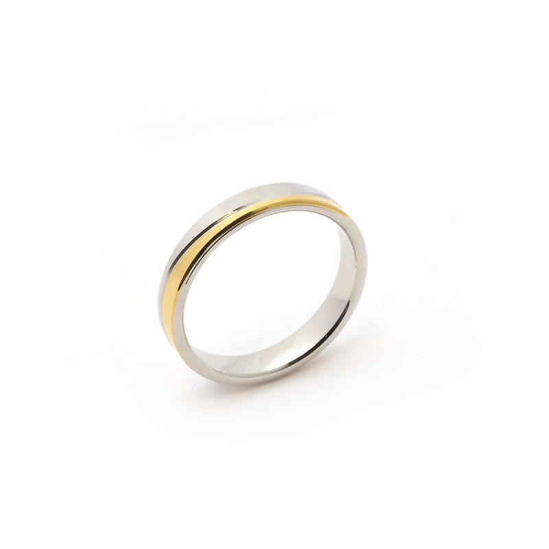 Alliance deux ors 750/000, 3.5 mm