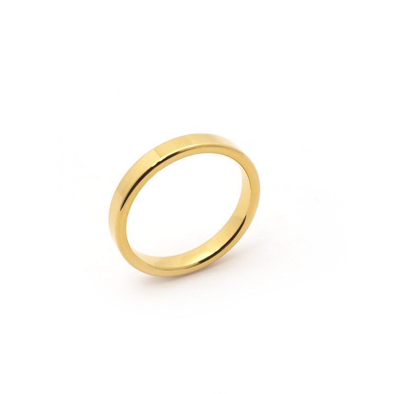 Alliance Femme or jaune 750/000, ruban plat 3 mm