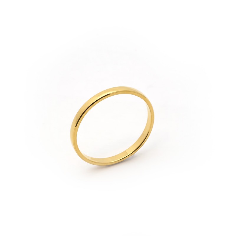 Alliance Homme et Femme ruban confort 3 mm Or jaune 375/000 1,25g