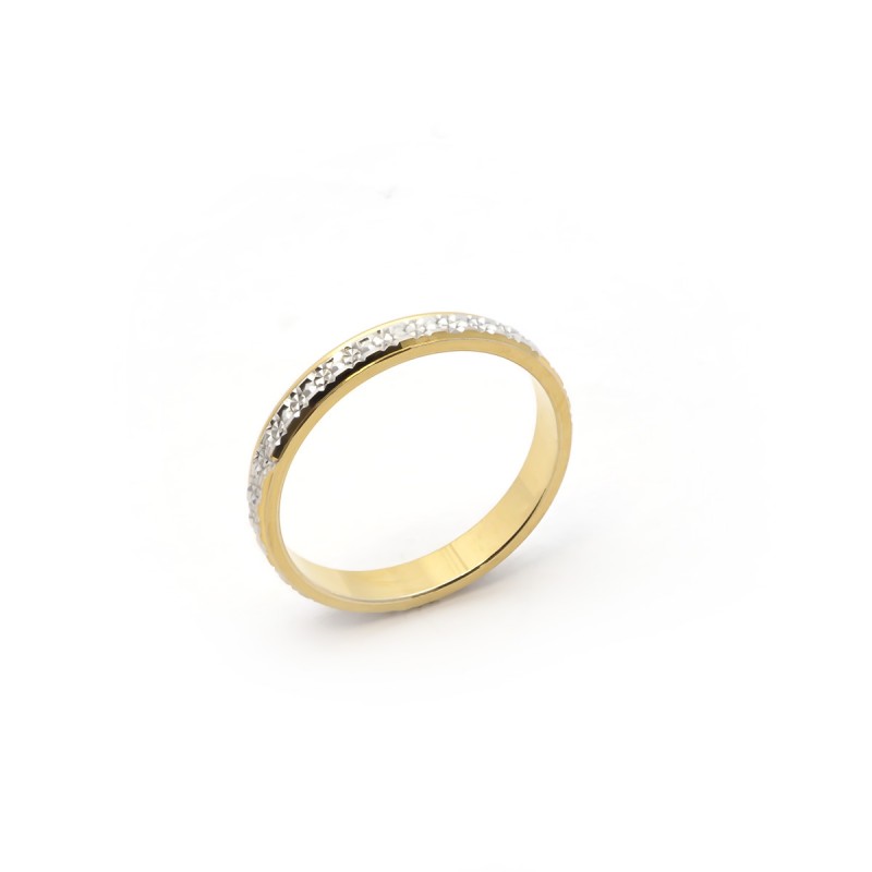 Alliance deux ors 375/000, standard 3 mm