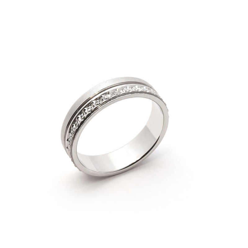 Alliance or blanc 375/000, FANTAISIE STANDARD 5 mm