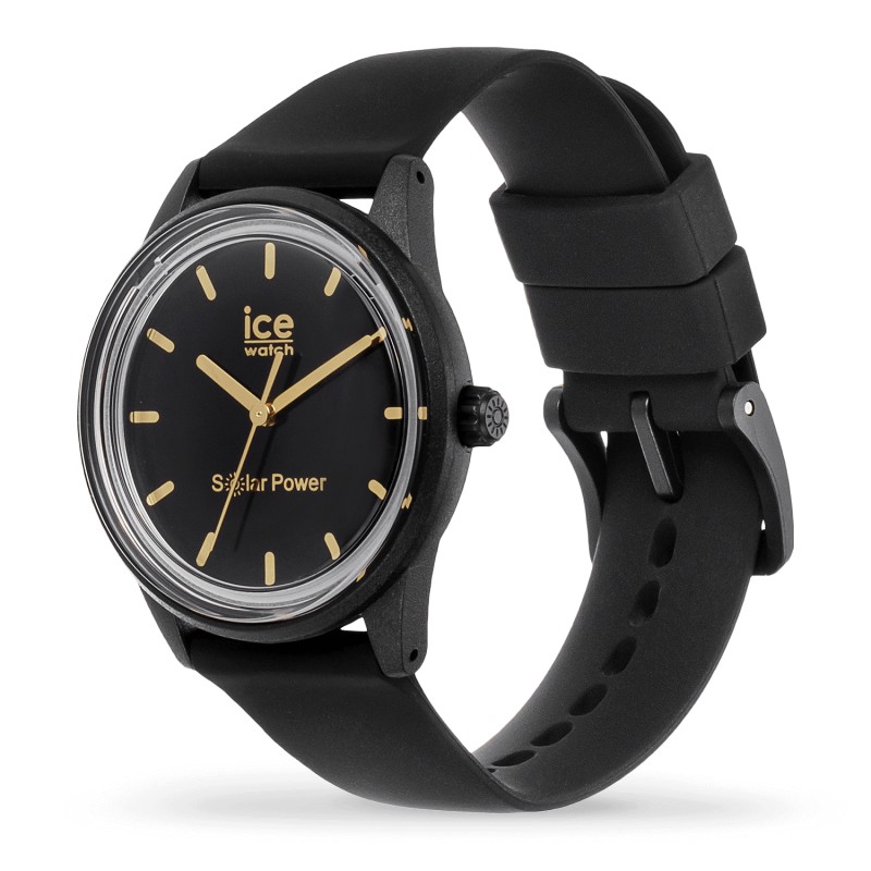 Montre Solar Power Black Gold Ice-Watch Small