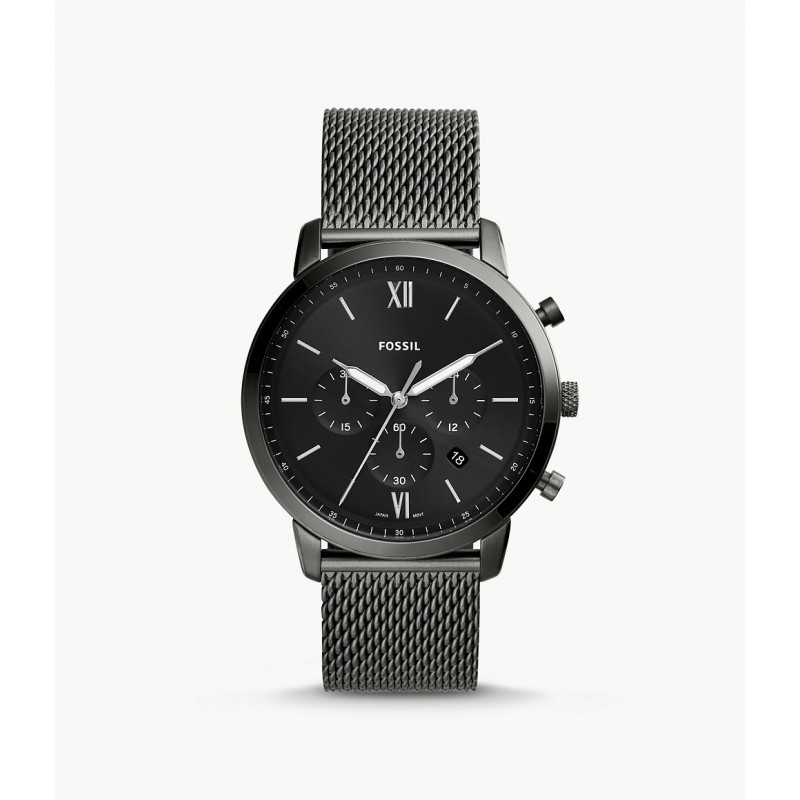 Montre Homme Fossil Neutra Chronographe acier noir