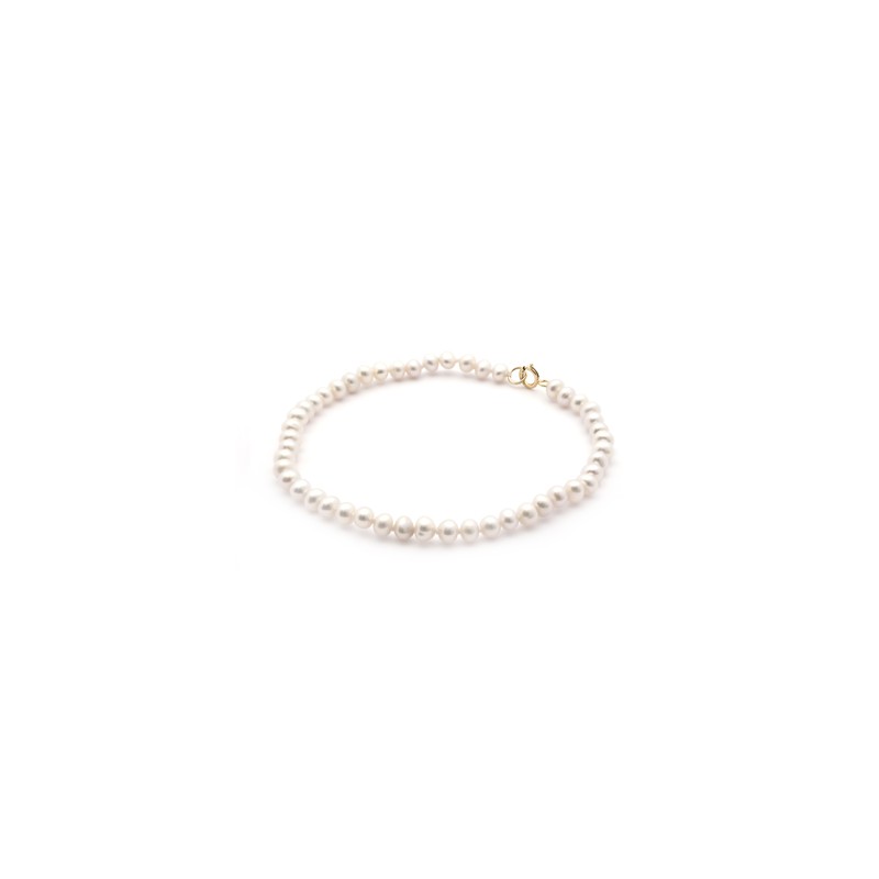 Bracelet Carador or 375/000 petites perles de culture