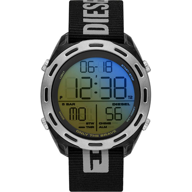 Montre Digital Diesel Bracelet Noir