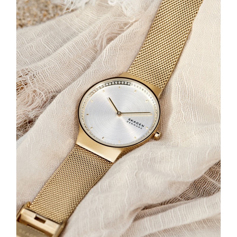 Montre Femme Skagen Freja dorée