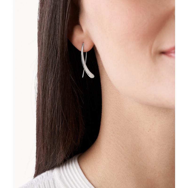 Boucles d'oreilles Skagen Kariana couleur argent