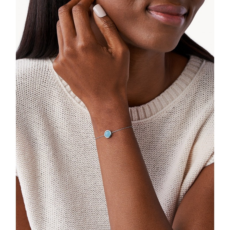 Bracelet Sea Glass Skagen acier argenté