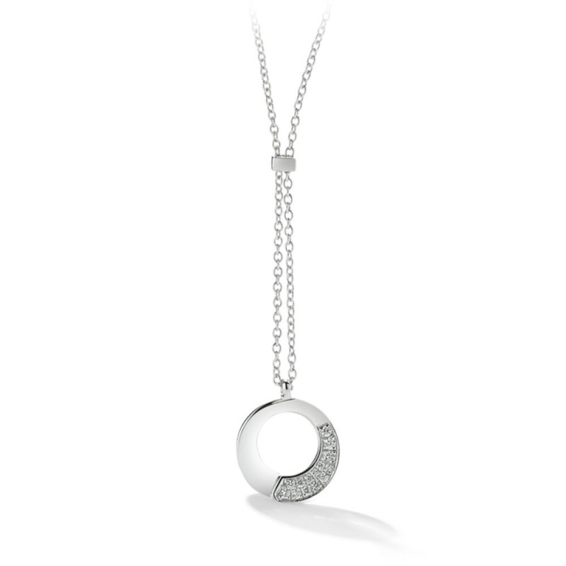 Collier GAREL Femme "Envol" en Or Blanc et Diamant