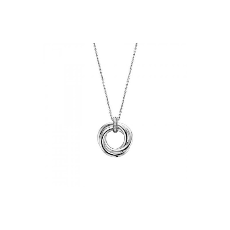 Collier en Argent Rhodié Graudons Femme TI SENTO