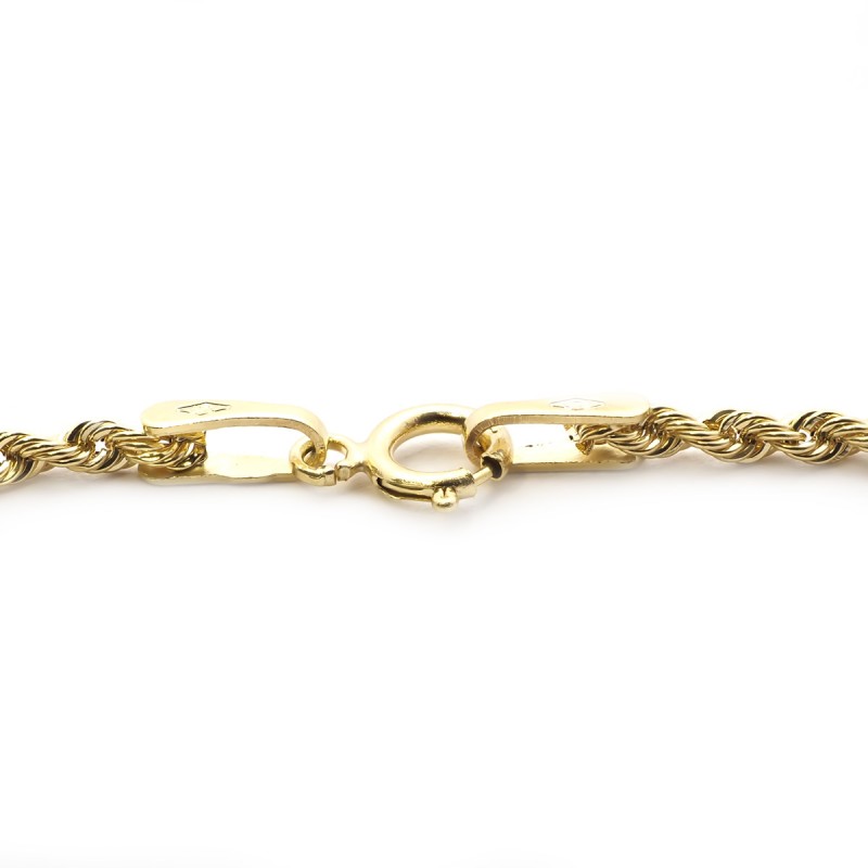 Bracelet Carador Or jaune 375/000 Maille corde