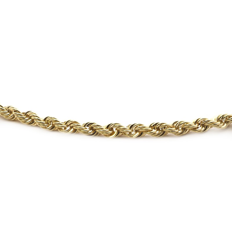 Bracelet Carador Or jaune 375/000 Maille corde
