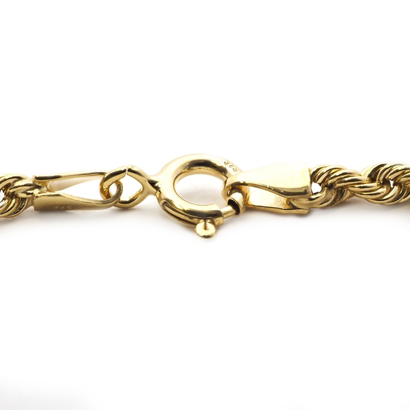 Bracelet Carador Maille corde en or jaune 9 carats