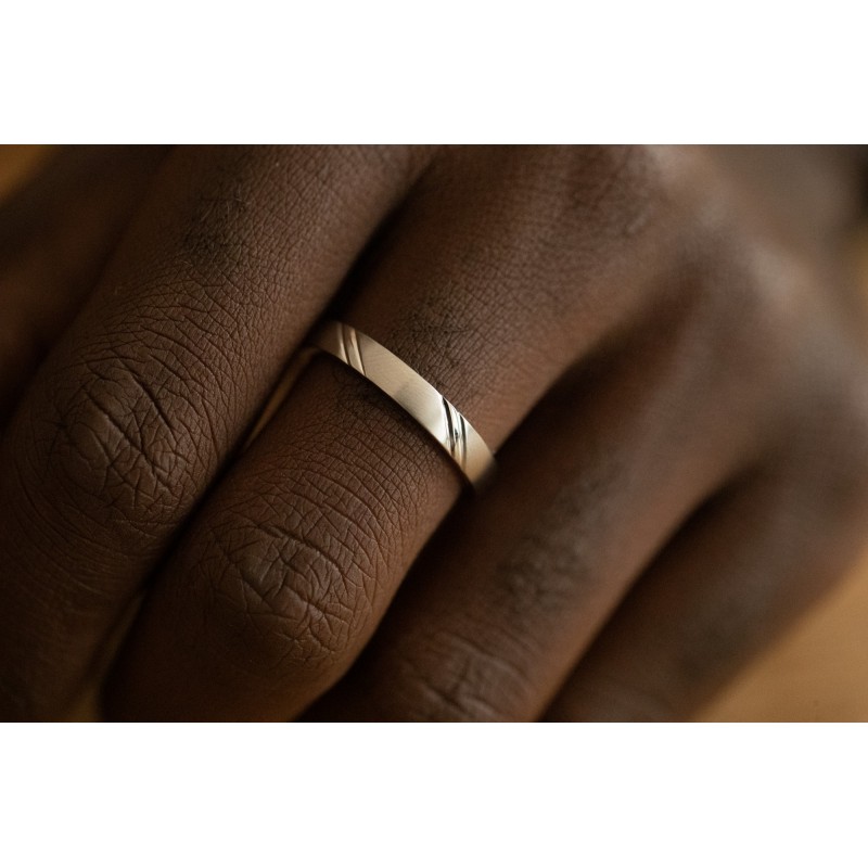 Bague Phebus en Acier Homme