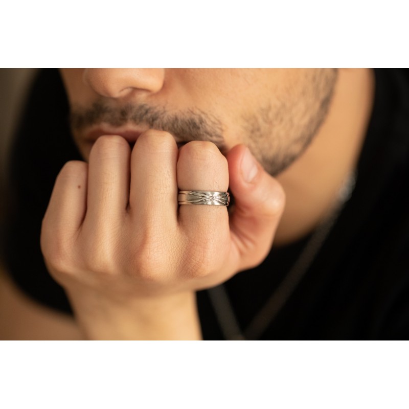 Phebus - Bague Acier